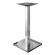MADRID | Bistro-barbordstel | Rustfrit stål | Højde: 105 cm | Søjle: 6 x 6 cm | Fod: 50 x 50 cm