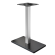 MADRID | Bistro Stehtischgestell | Schwarz/Edelstahl | Höhe: 105 cm | Säule: 8 x 8 cm | Bodenplatte: