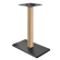 MADRID | Bistro Stehtischgestell | Schwarz/Eiche | Höhe: 105 cm | Säule: 8 x 8 cm | Bodenplatte: 40
