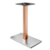 MADRID | Bistro Standing Table Frame | Stainless Steel/Copper | Height: 104 cm | Column: 8 x 8 cm |