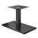 MADRID | Bistro Lounge Table Frame | Sort | Højde: 36 cm | Søjle: 8 x 8 cm | Fod: 40 x 70 cm