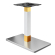 MADRID | Bistro Table Frame | Stainless Steel/White/Gold | Height: 71 cm | Column: 6 x 6 cm | Base P