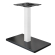 MADRID | Estructura para mesa de bistró | Negro/Blanco | Altura: 71 cm | Columna: 6 x 6 cm | Base: 4