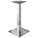 MADRID | Bistro Stehtischstativ | Rustfritt stål | Høyde: 104 cm | Søyle: 8 x 8 cm | Bunnplate: 40 x 40 cm