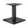 MADRID | Bistro Lounge Table Frame | Sort | Højde: 36 cm | Søjle: 8 x 8 cm | Fod: 45 x 45 cm