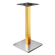MADRID | Bistro Bar Table Frame | Stainless Steel / Gold | Height: 105 cm | Column: 6 x 6 cm | Base