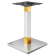 MADRID | Base de mesa de bistró | Acero inoxidable / Blanco / Oro | Altura: 71 cm | Columna: 8 x 8 c
