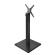 MADRID | Bistro barbordsstel | Sort | Højde: 105 cm | Søjle: 8 x 8 cm | Fod: 50 x 50 cm | Sammenklappelig