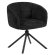 Marina | Hotel Chair | Black | Fabric/Textile | Swivel Base