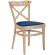 MAUDEZ | Bakelieten stoel | Hout / Katoen Blauw | Eiken | Bakelieten