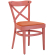 MAUDEZ | Buismodel | Hout / Fluwelen Oranje | Roze | Buismodel