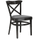 MAUDEZ | Sedia in curved wood | Legno / Velluto Grigio | Nero | Bugholz