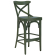 Maudez | Sgabello alto in multistrato | Legno | Verde oliva | Multistrato
