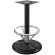 MAXIM FOOT | High Table Base | Black | Foot: Ø 55 cm | Column: 7.6 x 109 cm | with foot rest