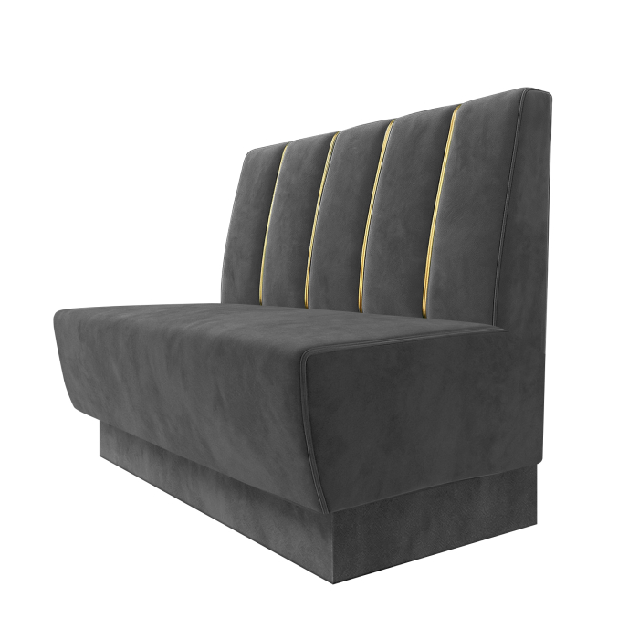 Meyer S | Gastrobank | W:H 100 x 100 cm | Gray | Dubai | velvet