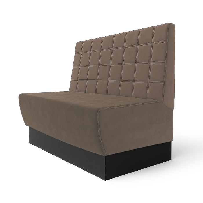 Meyer S | Gastrobank | W:H 180 x 100 cm | Taupe | Blocks | velvet