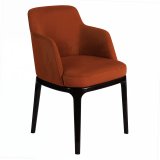 Mia | Bistro Stuhl | Samt | Orange