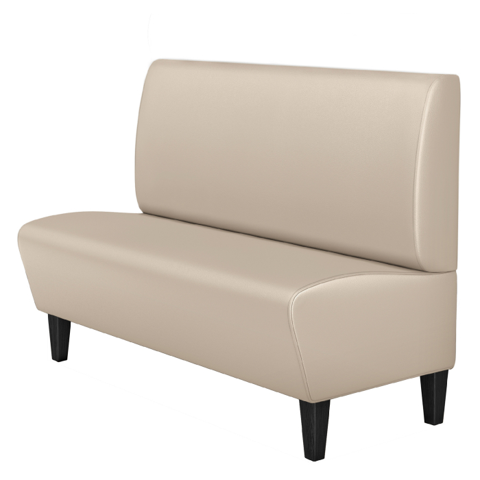 MIAMI | Gastrobank | B:H 120 x 103 cm | Creme | Glatt | Leder