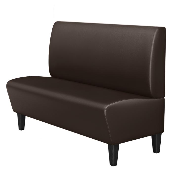 MIAMI | Banco tapizado para hostelería | Ancho:Alto 200 x 103 cm | Marrón | Suave | Cuero