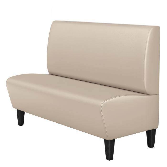 MIAMI | Banco tapizado para hostelería | Ancho:Alto 200 x 103 cm | Crema | Suave | Cuero