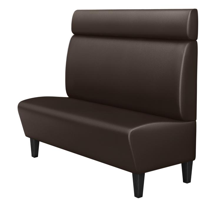 MIAMI | Banco tapizado para hostelería | Ancho:Alto 200 x 128 cm | Marrón | Suave | Cuero