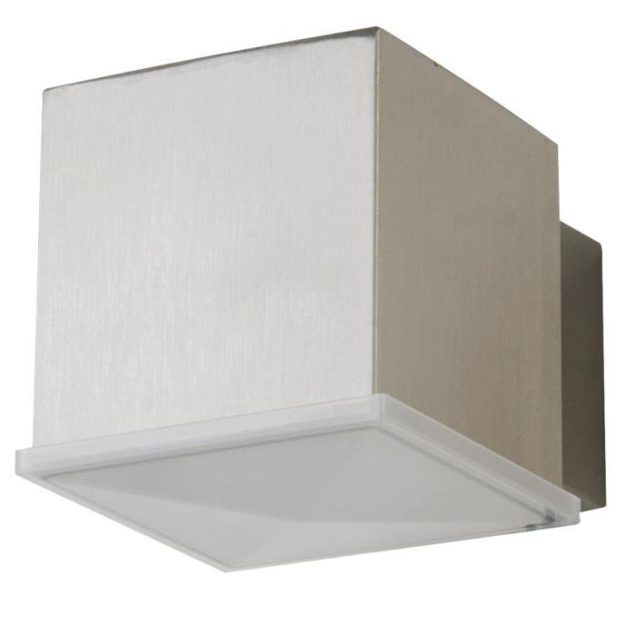 MILO LED Applique da Esterno Argento Alu Moderno Faretto Up & Down 7W 8x12cm IP44 3000K 700lm 5000h MILO LED Applique da Esterno Argento Alu Moderno Faretto Up & Down 7W 8x12cm IP44 3000K 700lm 5000h