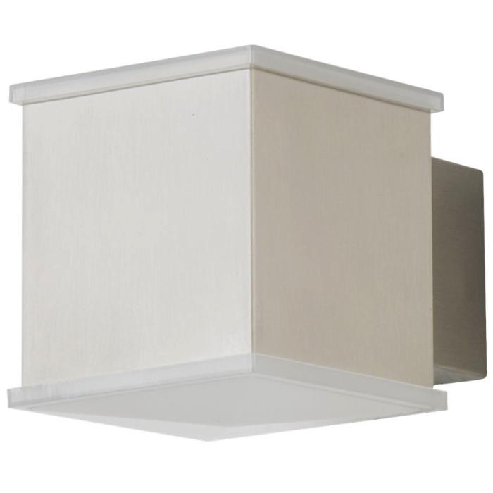 MILO LED Applique da Esterno Argento Alu Moderno Faretto Up & Down 2x7W 8x12cm IP44 3000K 1400lm 5000h MILO LED Applique da Esterno Argento Alu Moderno Faretto Up & Down 2x7W 8x12cm IP44 3000K 1400lm 5000h