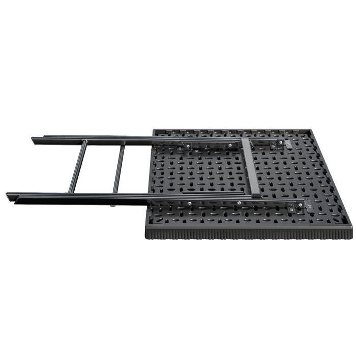 MIO | festbord | B: D 60 x 60 cm | Svart | plast | Sammenleggbar