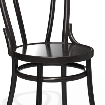 DIJON | Bentwood Stoel | Zwart | Boeg hout