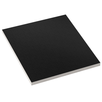 CALGARY | Mineral fiber loftfliser | 62x62cm | Sort | Raster loftplader