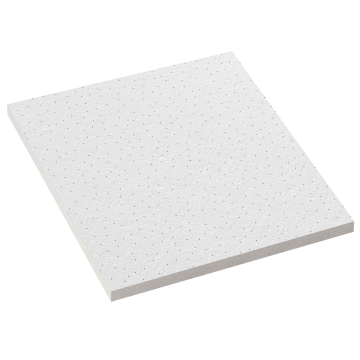 CALGARY | Mineral fiber loftfliser | 62x62cm | Hvid | Raster loftplader | Finkornet puds