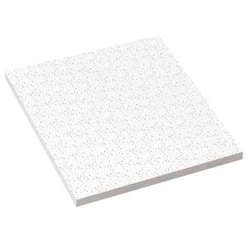 CALGARY | Mineral fiber loftfliser | 62x62cm | Hvid | Raster loftplader | Spredte perforeringer