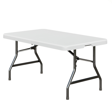 MIO | Partytisch | B:T 183 x 76 cm | Weiß | Klappbar | Rechteckig