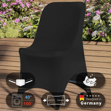 MIO COVER | Stoelhoes elastisch | Zwart