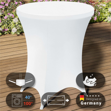 MIO COVER | Elastische Tafelhoes | Bartafelhoes | Wit