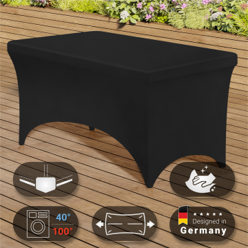 MIO COVER | Elastische tafelhoes | Zwart