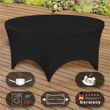 MIO COVER | Elastische tafelhoes | Zwart
