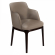 Mia | Bistro Stuhl | Leder | Taupe