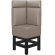 MIAMI | Gastro hög bänk | B:H 64 x 158 cm | Taupe | Slät | Läder
