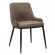 Mila | Hotellstol | Samt | Taupe
