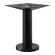 MILAN | Bistro Lounge Table Frame | Black | Base: Ø 18 cm | Column: 7.6 x 36 cm | Floor-mounted