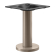 MILAN | Bistro lounge bordramme | Taupe | Fot: Ø 18 cm | Søyle: 7,6 x 36 cm | Gulvmontering