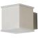 MILO LED Applique da Esterno Argento Alu Moderno Faretto Up & Down 2x7W 8x12cm IP44 3000K 1400lm 5000h