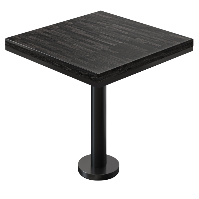 MML | Bistrobord | Firkantet | 70 x 70 x 77 cm | Wenge Sort / Sort MML | Bistrobord | Firkantet | 70 x 70 x 77 cm | Wenge Sort / Sort