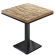 MM | Bistro Solid Table | Square | 80 x 80 x 77 cm | Eg / Sort