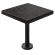 MML | Bistrobord | Firkantet | 70 x 70 x 77 cm | Wenge Sort / Sort