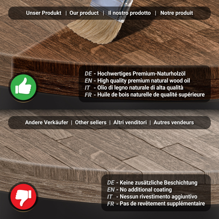MN | Bistro solidt bord | Rundt | Ø 70 x 77 cm | Valnød / Sort MN | Bistro solidt bord | Rundt | Ø 70 x 77 cm | Valnød / Sort