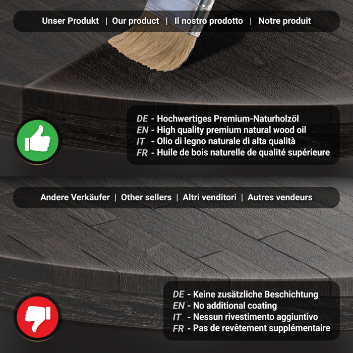 MN | Bistro Solid Bord | Runt | Ø 70 x 77 cm | Wenge Svart / Svart MN | Bistro Solid Bord | Runt | Ø 70 x 77 cm | Wenge Svart / Svart
