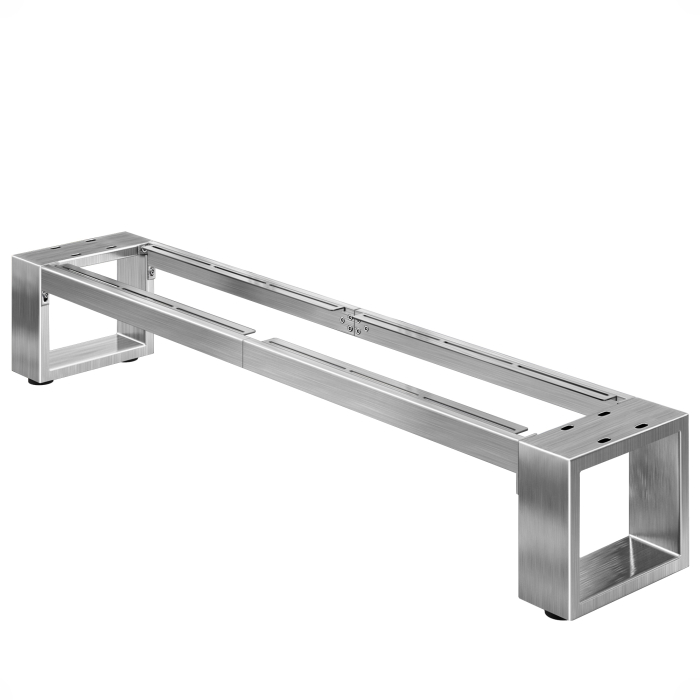 MORENA | Bench frame L: W:H 191 x 40 x 43 cm | 12 cm | Stainless steel