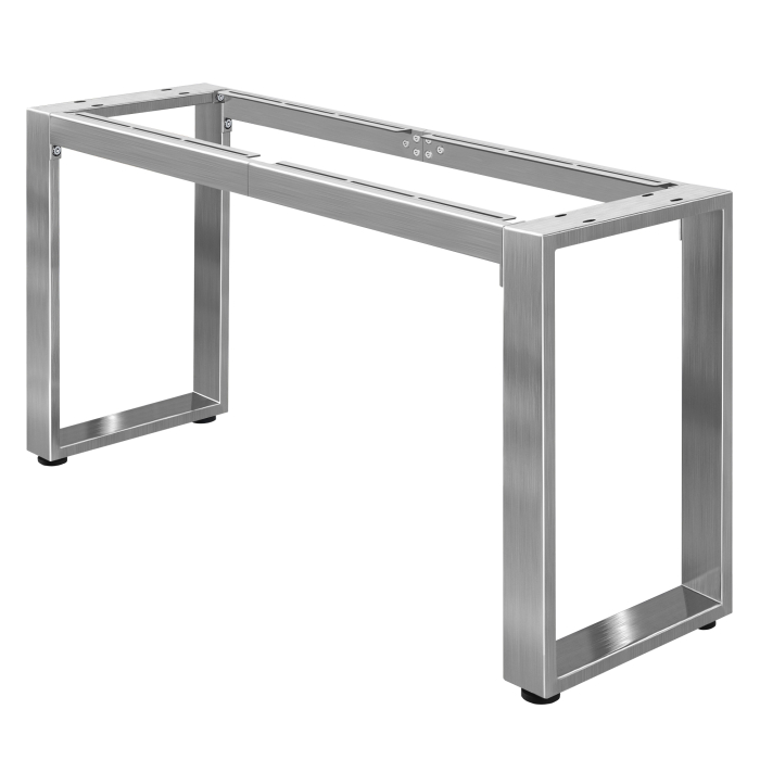 MORENA | Piètement de table haute L : l:H 171 x 70 x 105cm | 12cm | Acier inoxydable